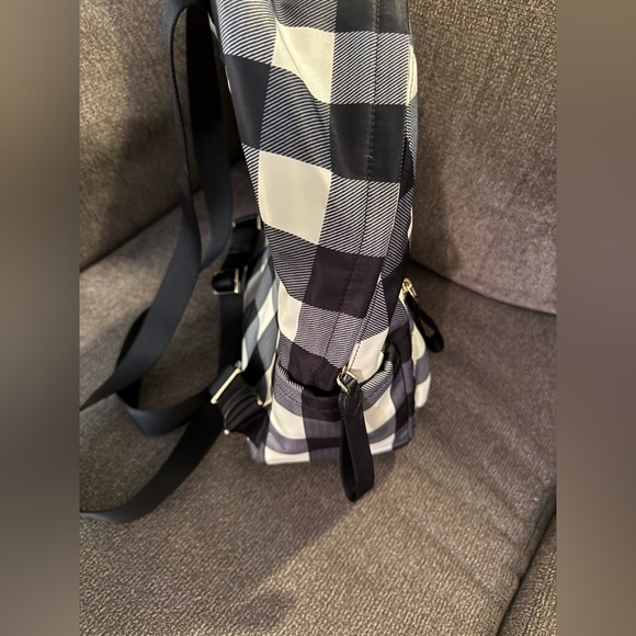 Kate Spade Chelsea Gingham Backpack Like New - Picture 3 of 5